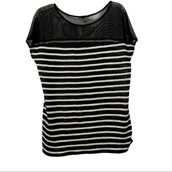 Ella Moss (EUC) Top 100% Linen with Mesh at the top Size M - Picture 4 of 9